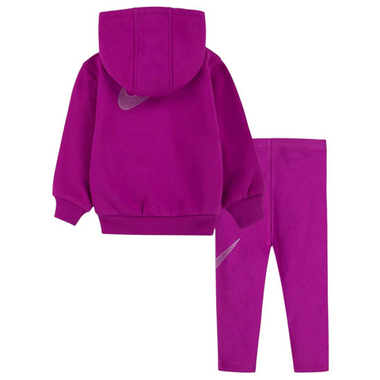 Nike Βρεφικό σετ Shine Full-Zip Leggings Set